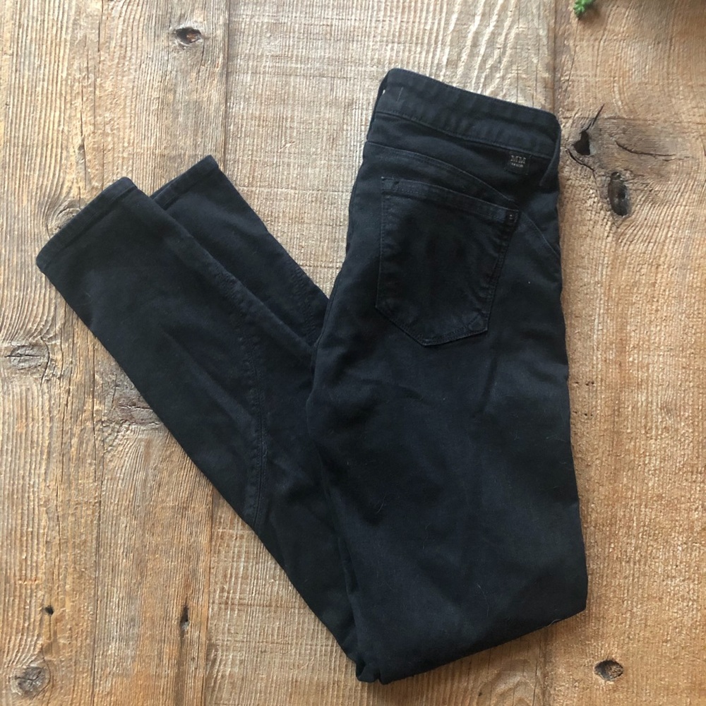 MM Denim Black shimmer Quinn/Seam Skinny